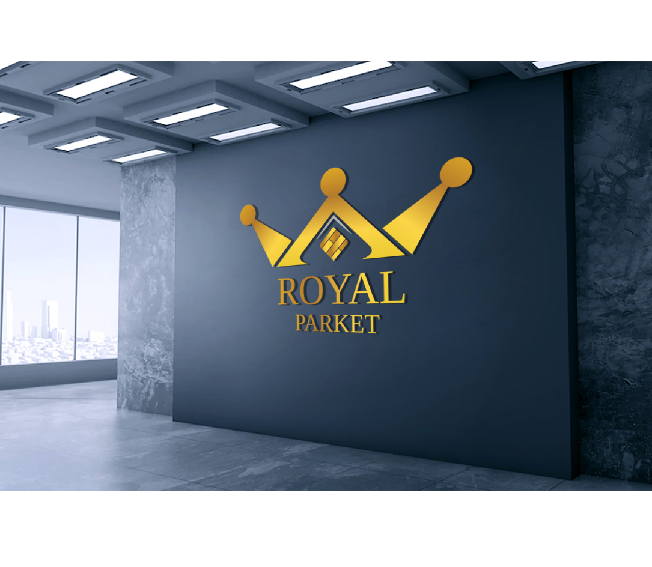 Logo design - Royal Parquet  logomockup-1.webp | iDEV IT Solutions & Services